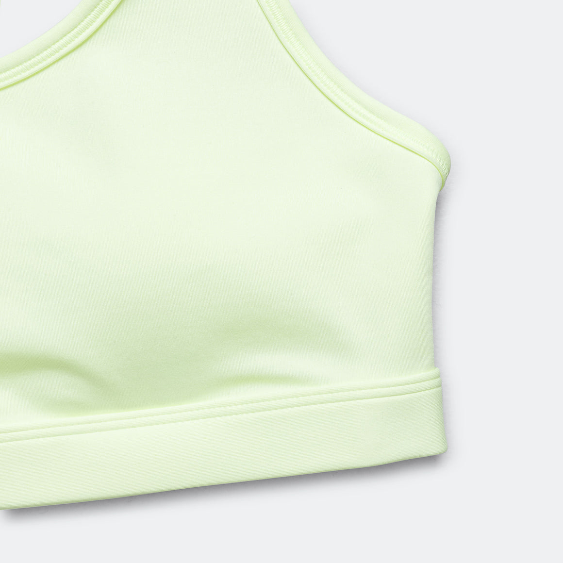 Nike - Womens Swoosh Medium Support Sports Bra - Barley Volt/White - Up There Athletics