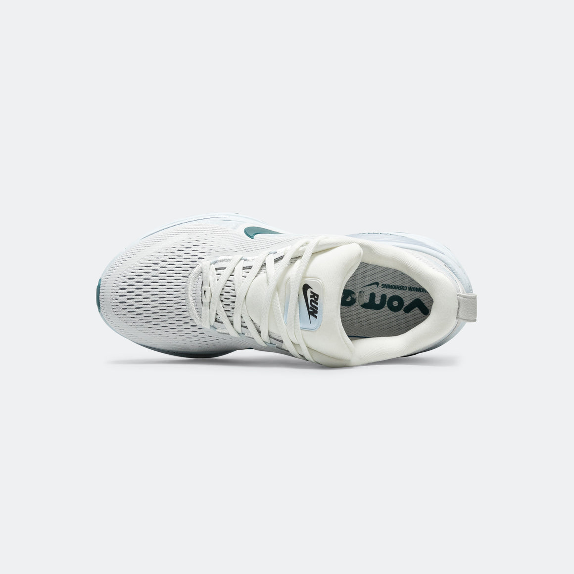 Nike - Womens Vomero 18 - Summit White/Geode Teal-Blue Tint - Up There Athletics
