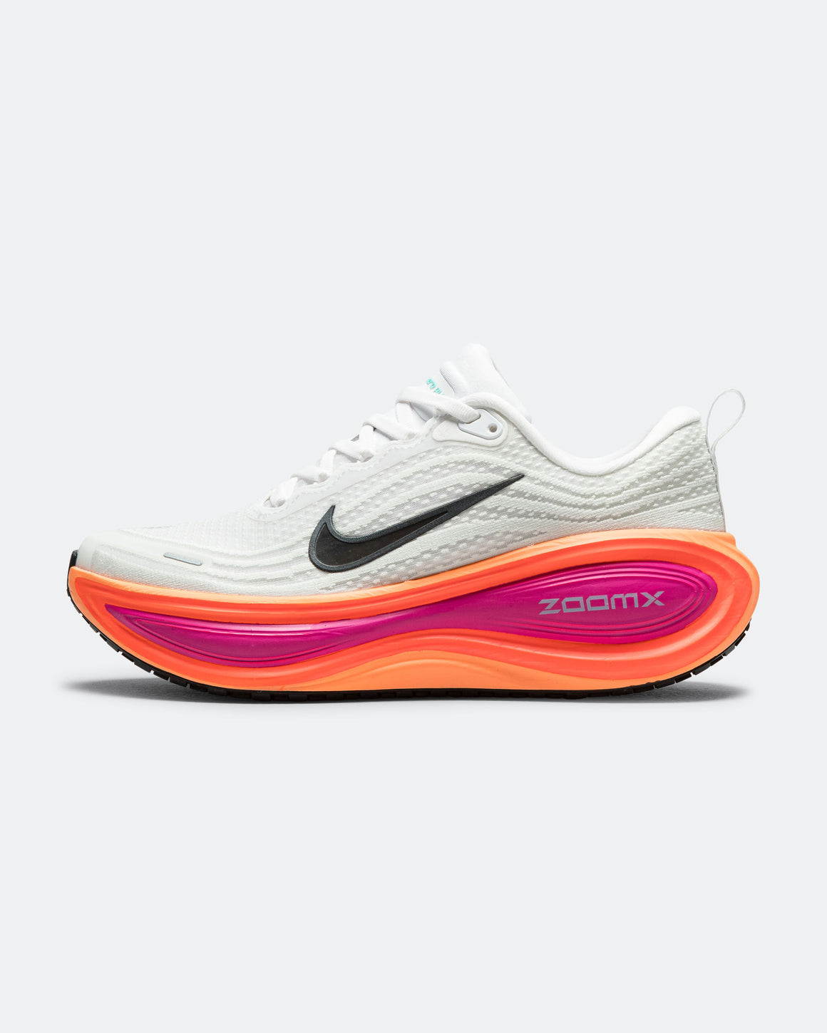 Nike - Womens Vomero Plus - White/Black-Fire Pink-Hyper Crimson - Up There Athletics