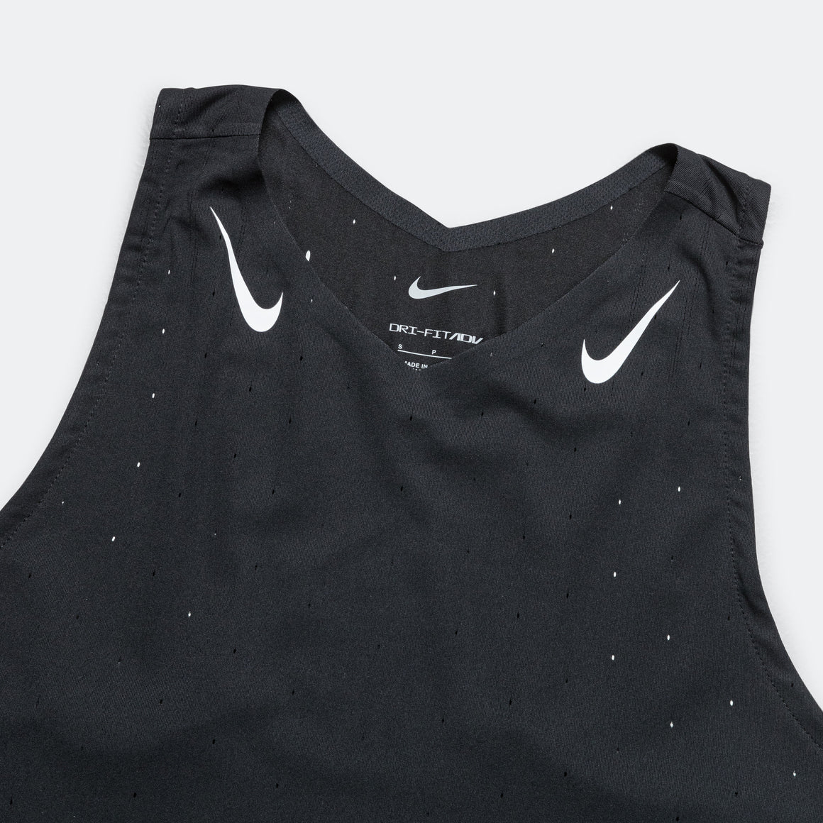 Nike - Womens Dri-FIT ADV AeroSwift Singlet - Black - Up There Athletics