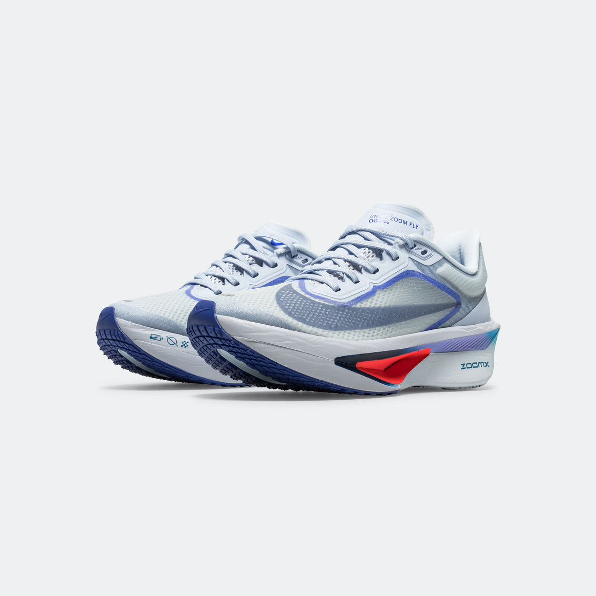 Nike - Womens Zoom Fly 6 - Ghost/Blue Void-Football Grey - Up There Athletics