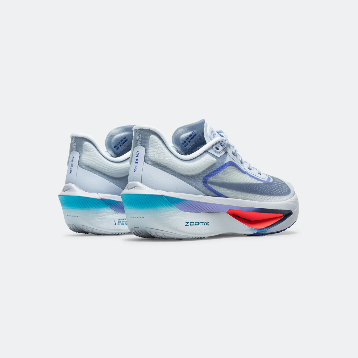 Nike - Womens Zoom Fly 6 - Ghost/Blue Void-Football Grey - Up There Athletics
