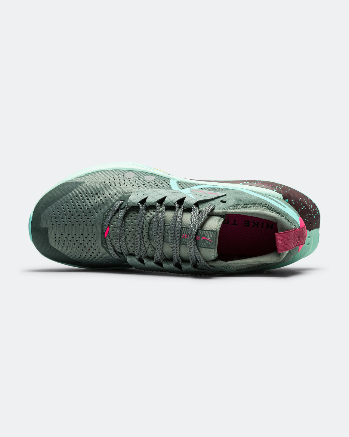 Nike - Mens ZoomX Zegama 2 - Clay Green/Bleached Turquiose-Mint Foam - Up There Athletics