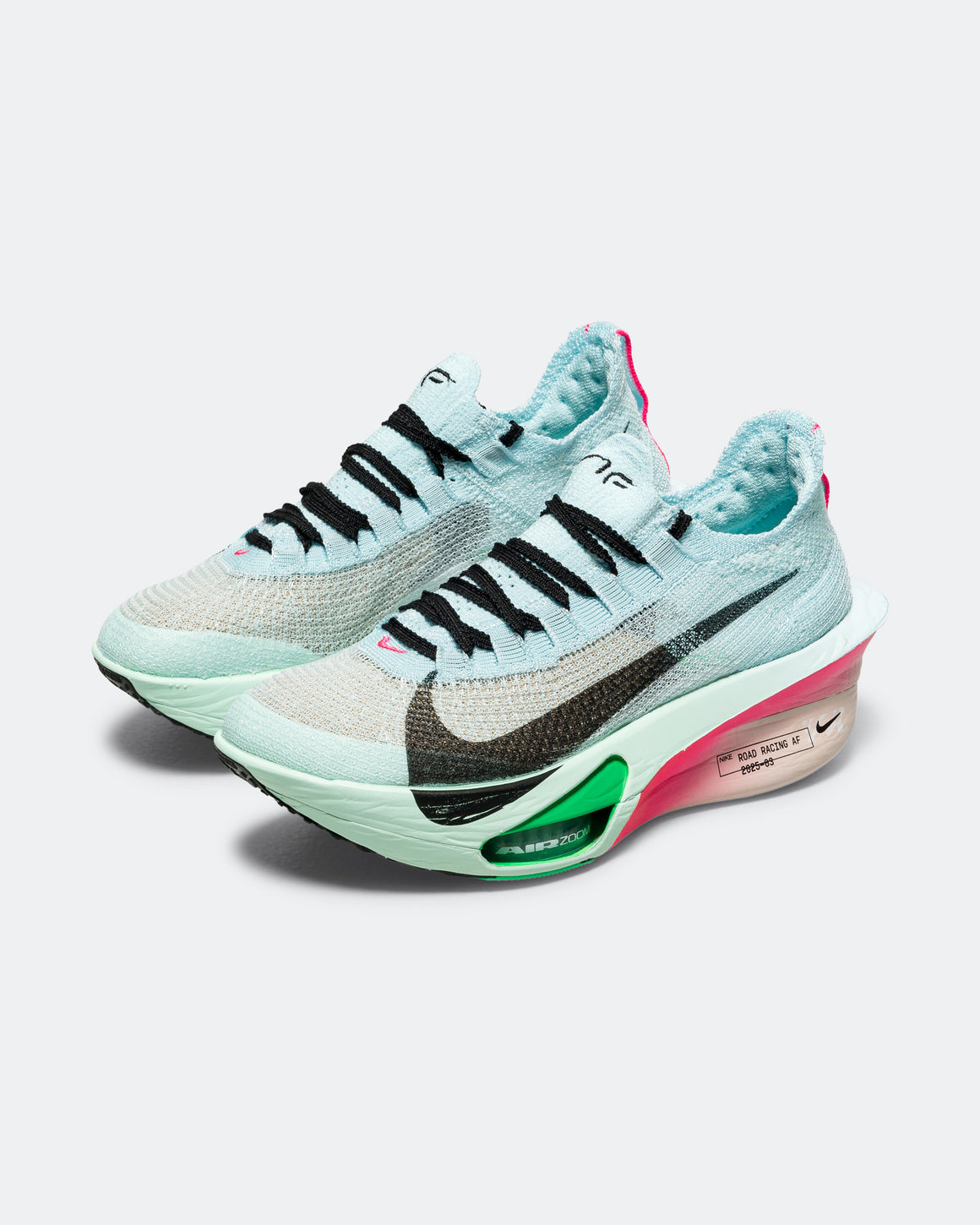 Nike - Womens Air Zoom Alphafly Next% 3 - Glacier Blue/Black-Mint Foam-Green Shock - Up There Athletics
