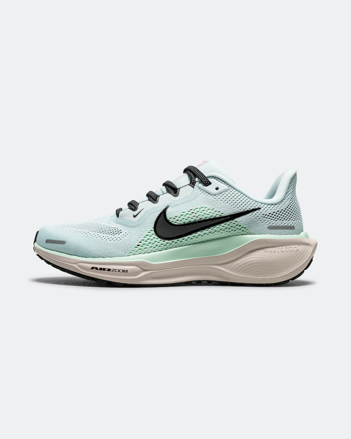 Nike - Womens Air Zoom Pegasus 41 - Glacier Ice/Black-Mint Foam-Hyper Pink - Up There Athletics