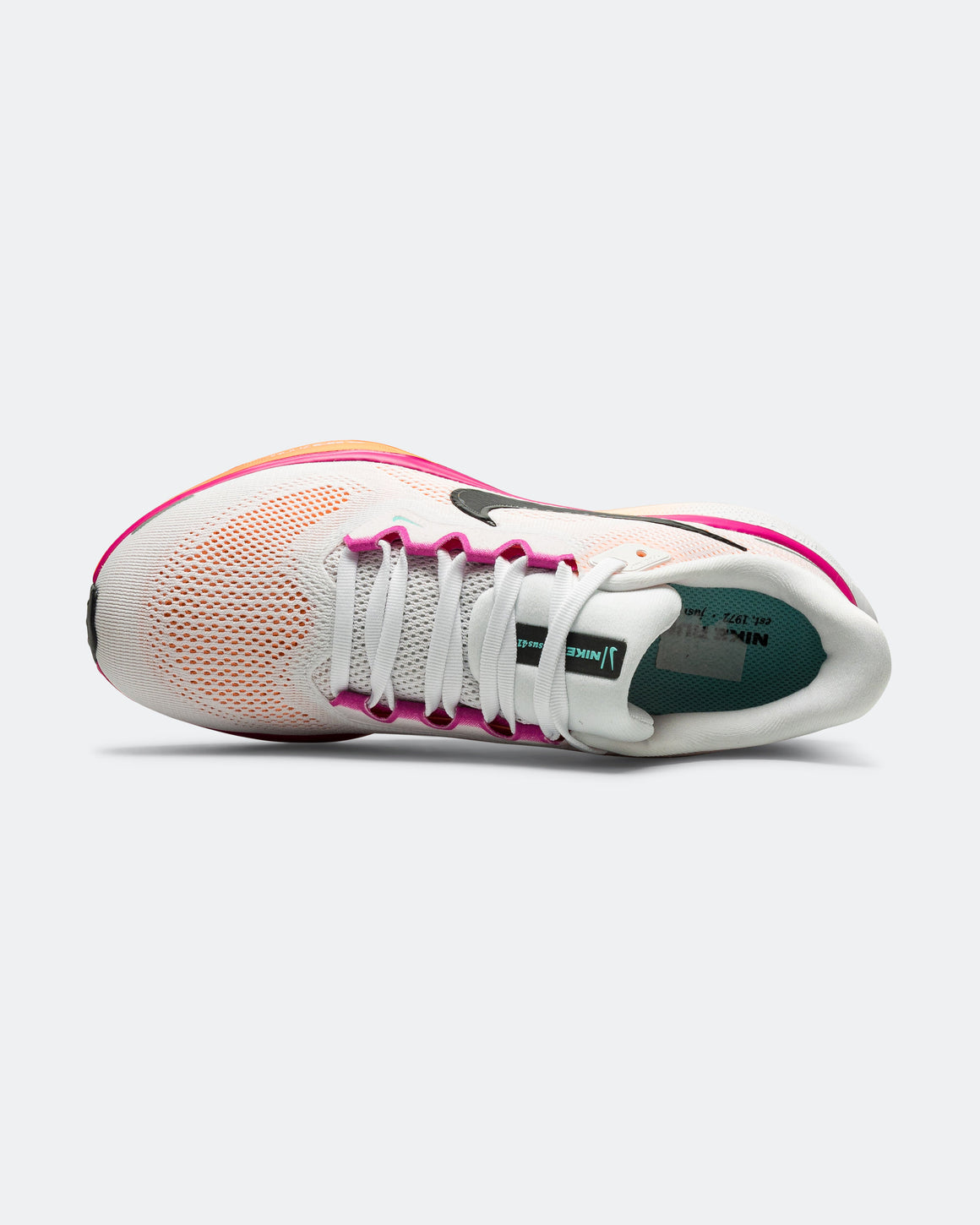 Nike - Womens Air Zoom Pegasus 41 - White/Black-Fire-Pink-Orange Pulse - Up There Athletics