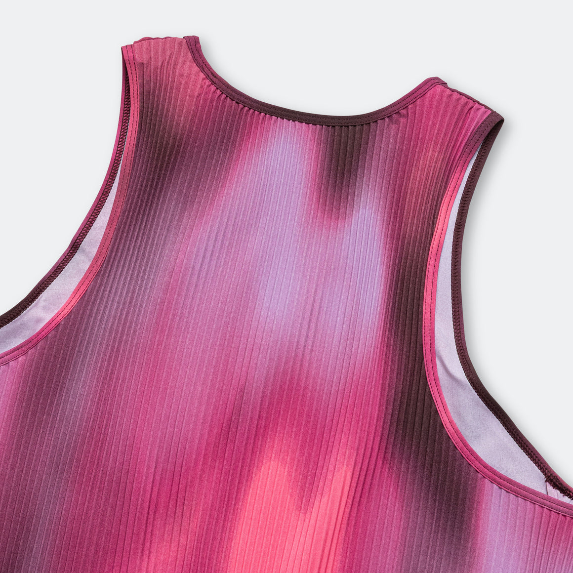 Nike - Womens Dri-FIT ADV Aeroswift Crop Tank 'Faith Kipyegon Breaking4' - Fuchsia/Burgundy-Green Shock - Up There Athletics