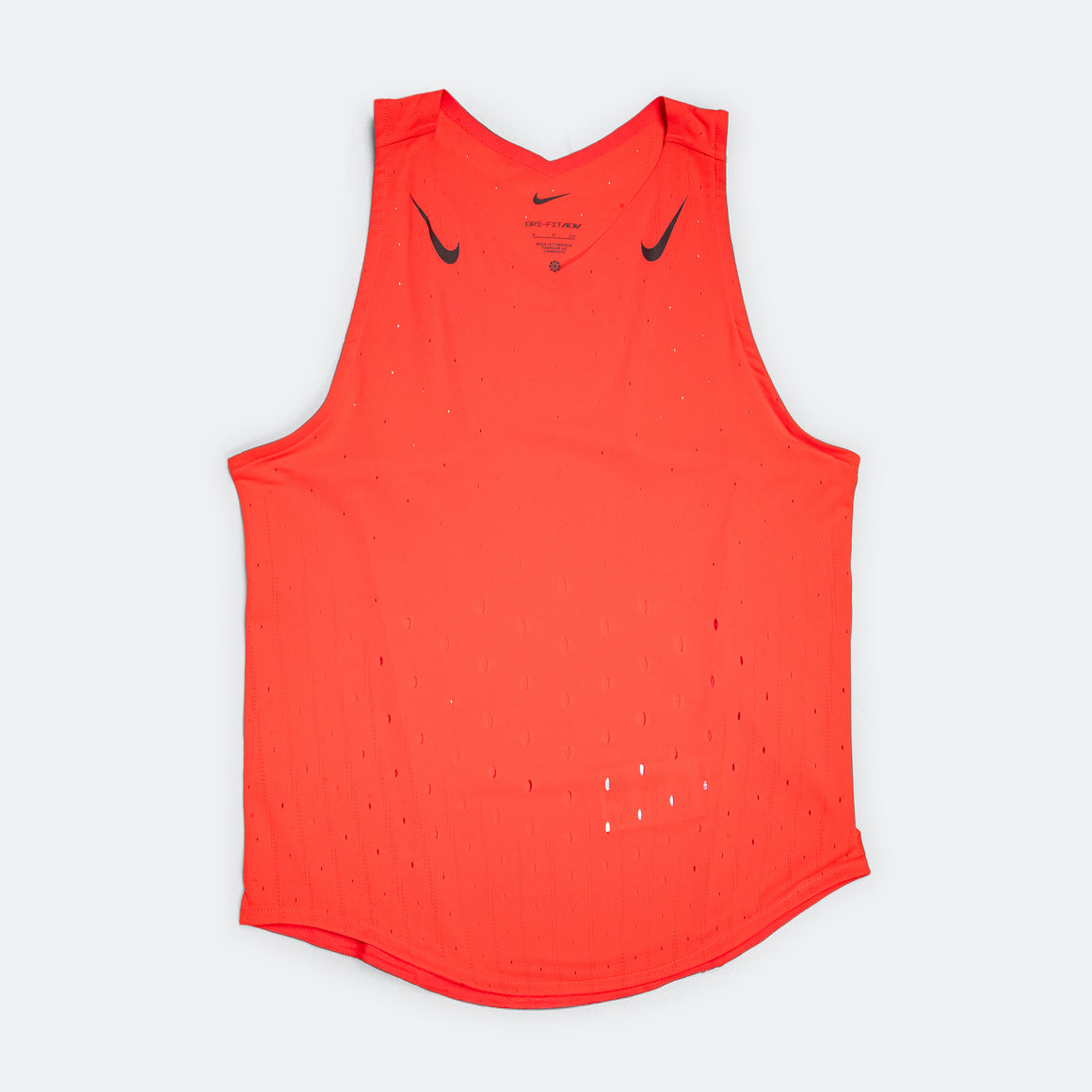 Nike - Womens Dri-FIT ADV AeroSwift Singlet - Light Crimson - Up There Athletics