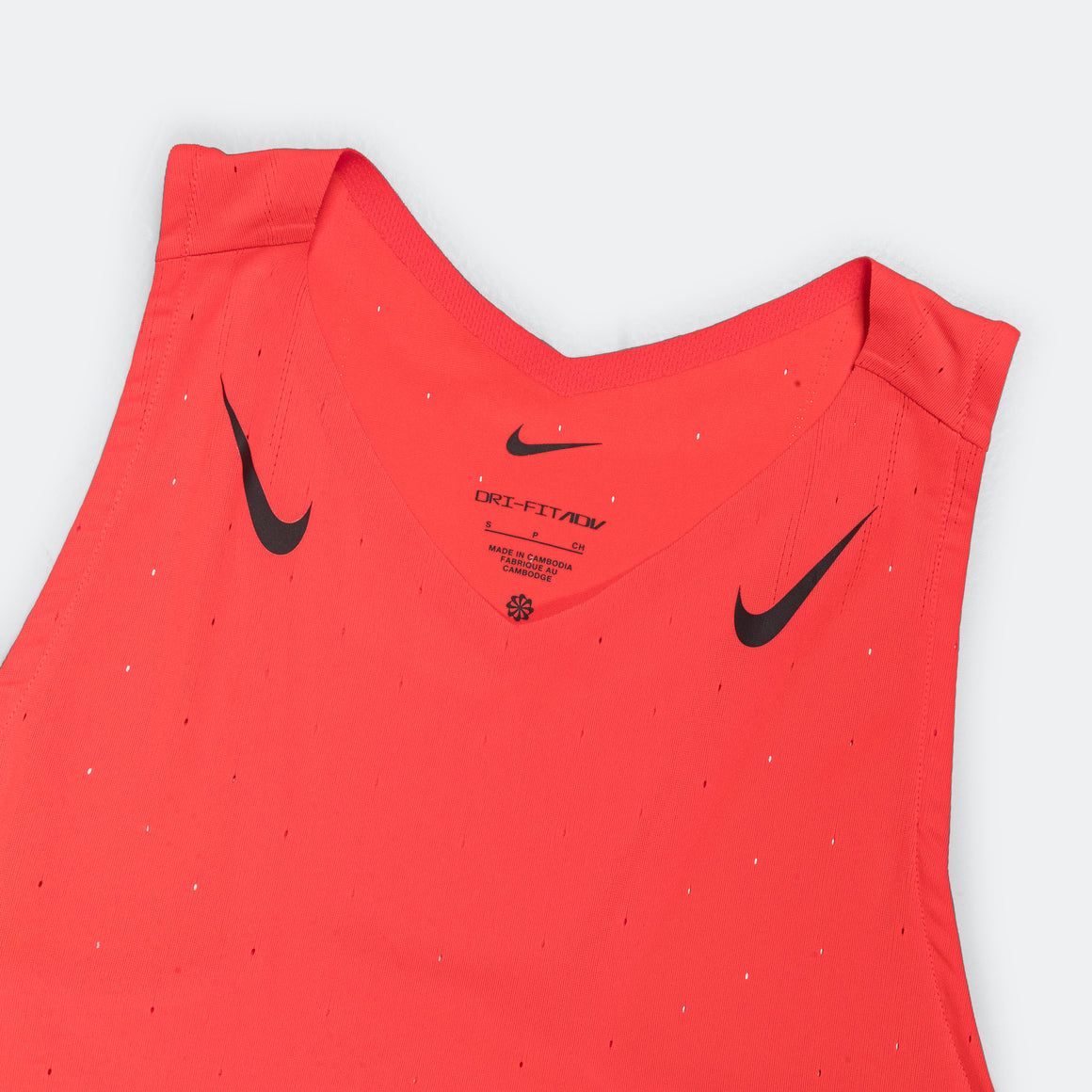 Nike - Womens Dri-FIT ADV AeroSwift Singlet - Light Crimson - Up There Athletics