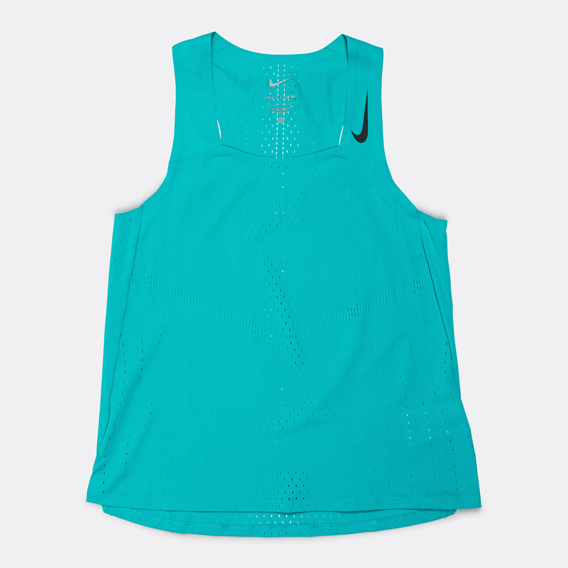 Nike - Womens Dri-FIT ADV AeroSwift Singlet - Rapid Teal/Black - Up There Athletics