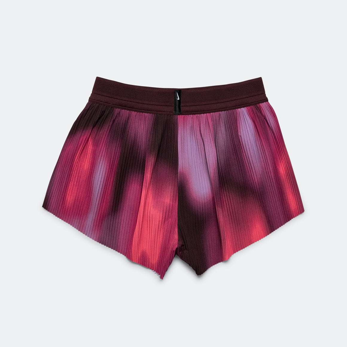 Nike - Womens Dri-FIT ADV Mid-Rise 3' Brief-Lined Shorts 'Faith Kipyegon Breaking4' - Fuchsia/Burgundy-Green Shock - Up There Athletics