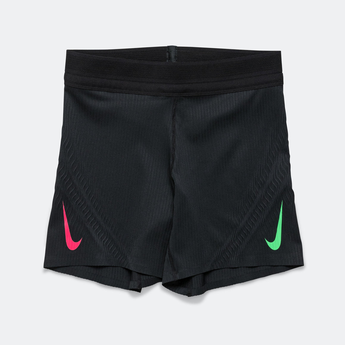 Nike - Womens Dri-FIT ADV Mid-Rise 5' Short Tights 'Faith Kipyegon Breaking4' - Black/Aster Pink-Green Shock - Up There Athletics