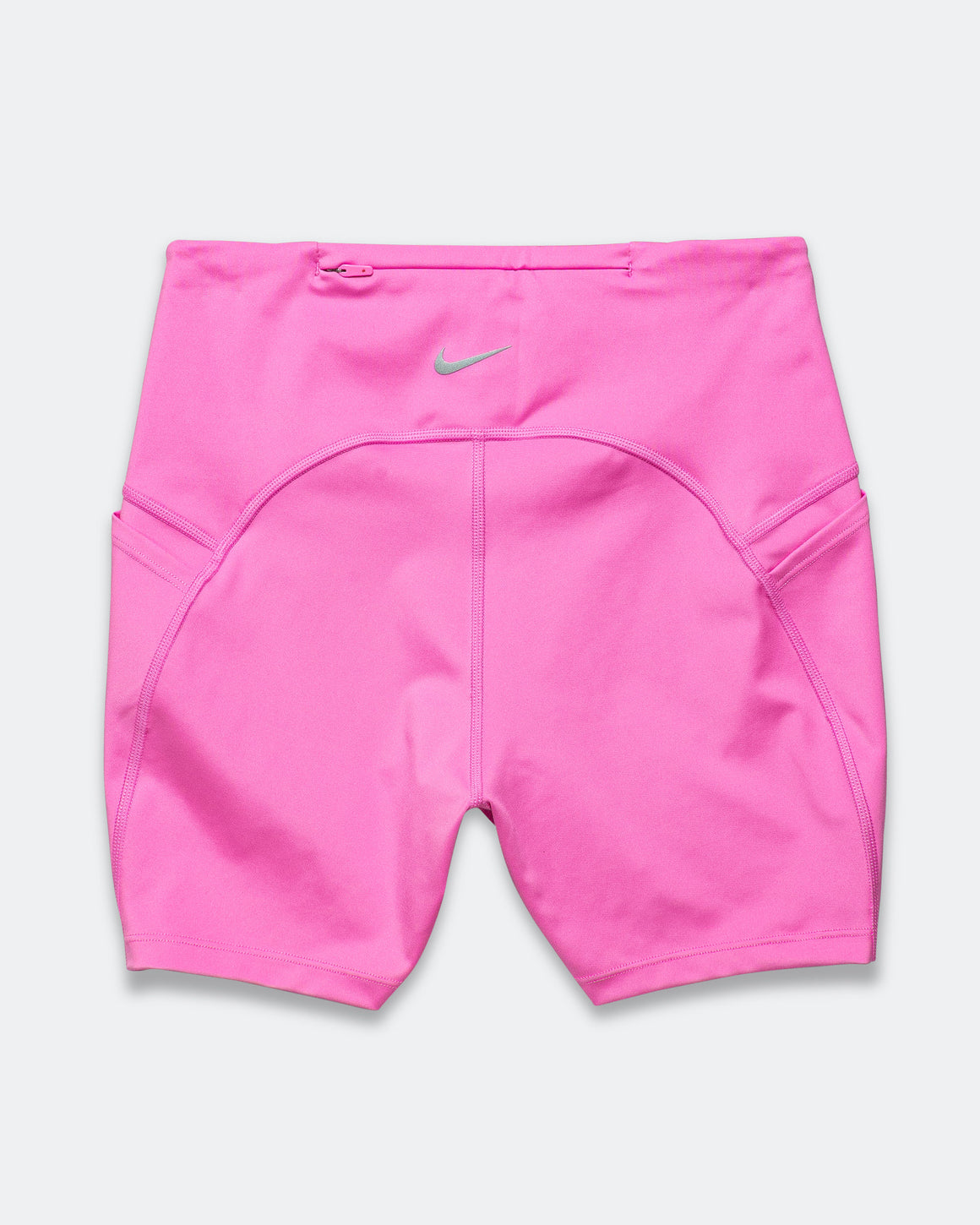 Nike - Womens Dri-FIT Swift 4in High Rise Short Tights - Playful Pink/Reflective Silver - Up There Athletics