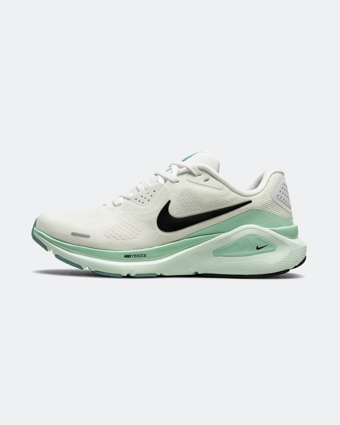 Nike - Womens Structure 26 - White/Black-Barely Green-Mint Foam - Up There Athletics