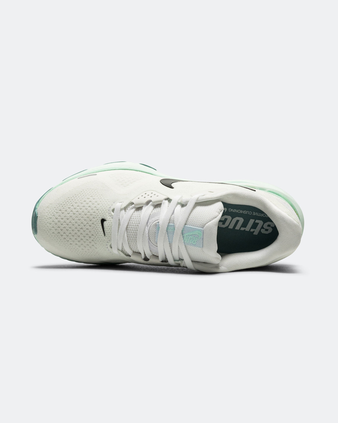 Nike - Womens Structure 26 - White/Black-Barely Green-Mint Foam - Up There Athletics