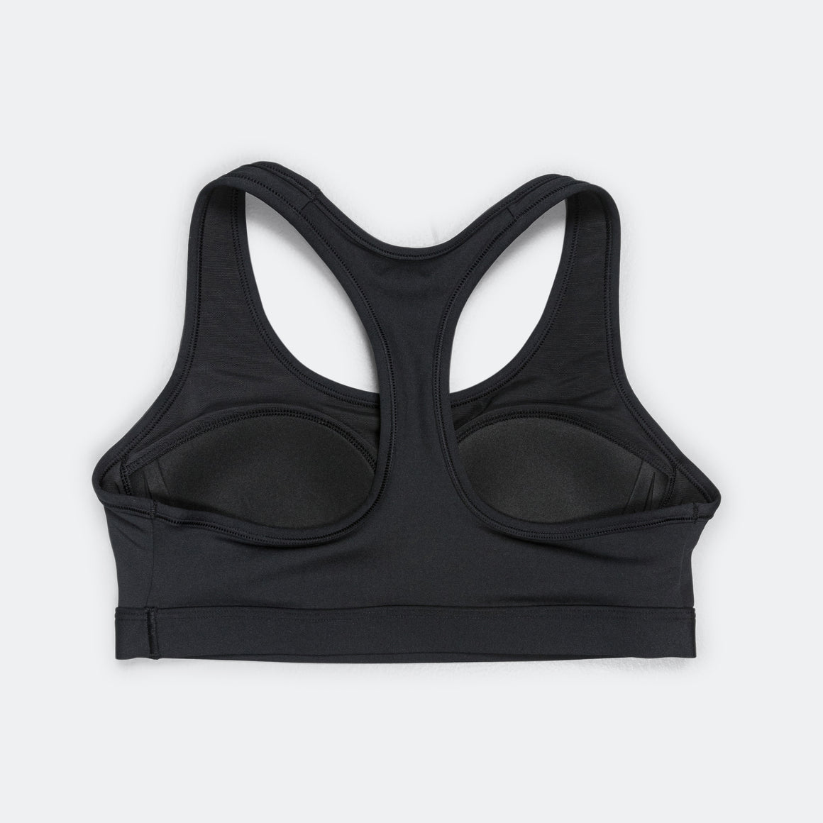 Nike - Womens Swoosh Medium Support Sports Bra - Black/White - Up There Athletics
