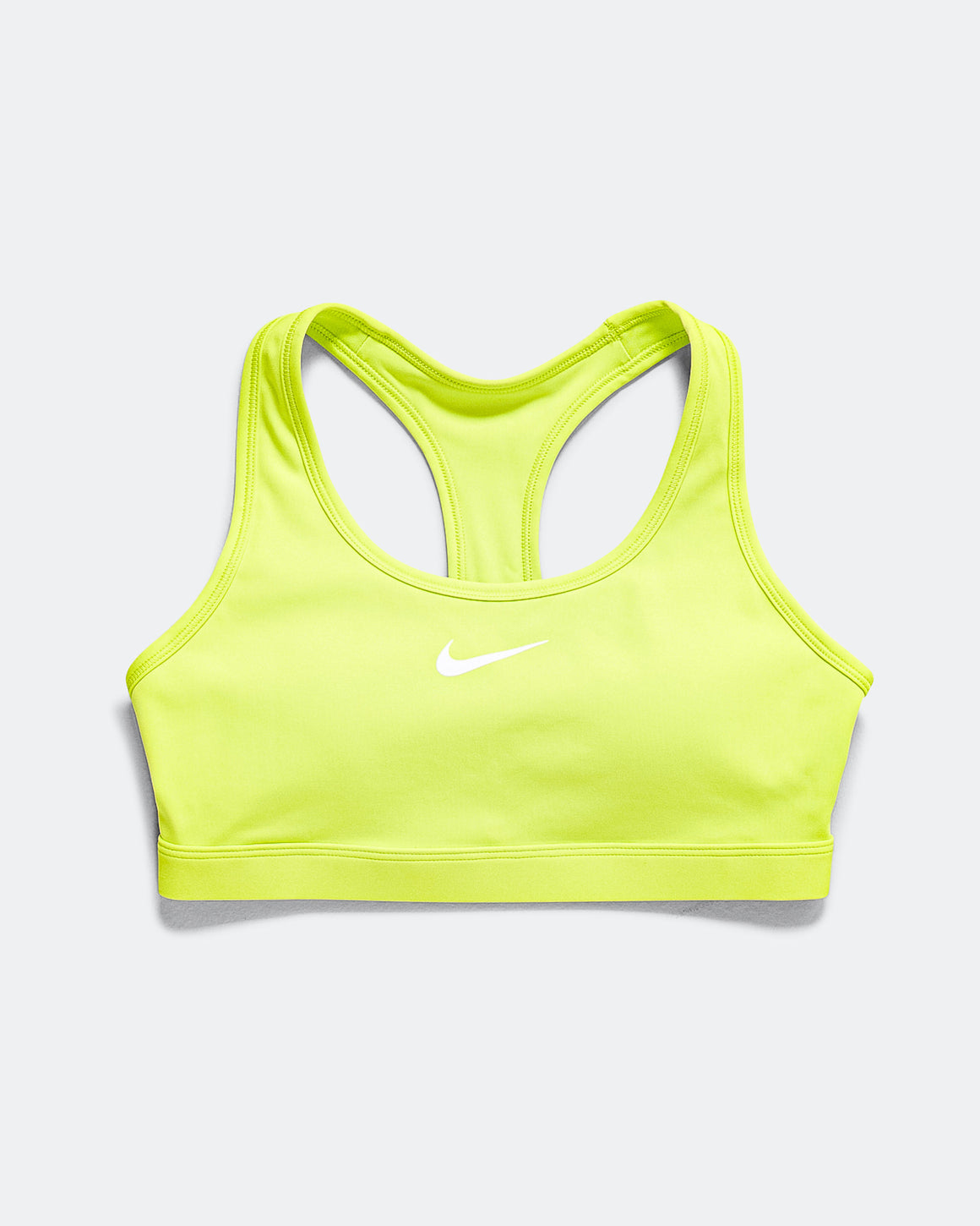 Nike - Womens Swoosh Medium Support Sports Bra - Cyber/White - Up There Athletics