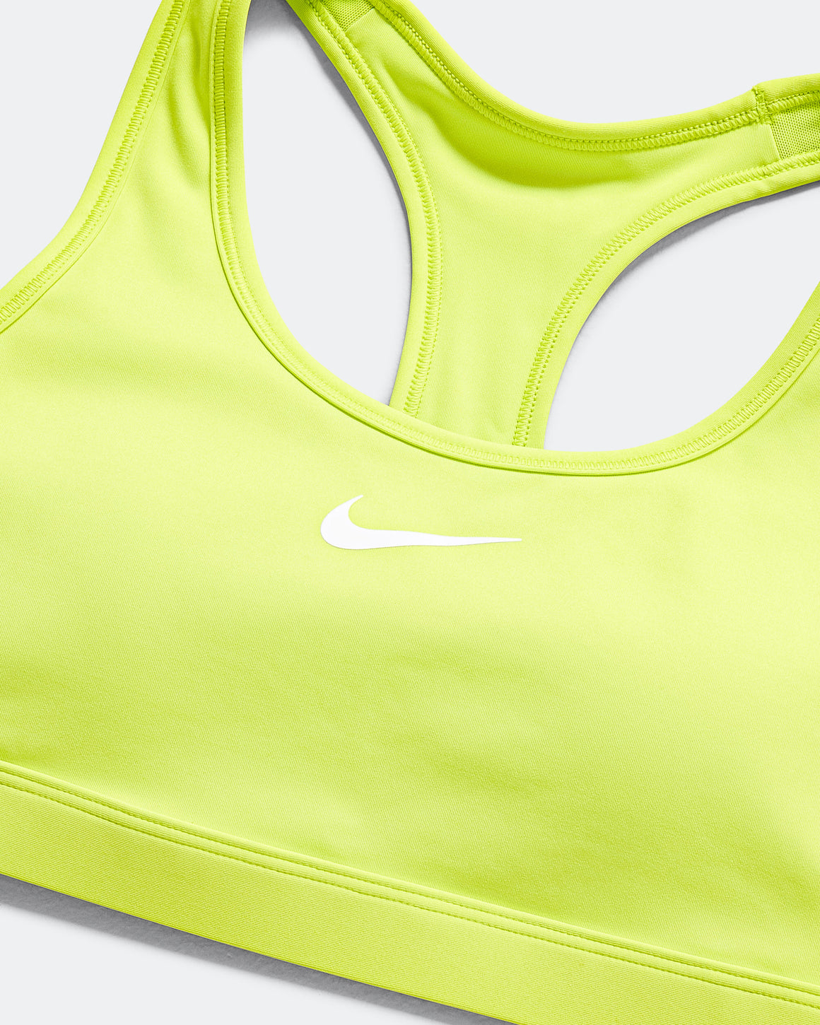 Nike - Womens Swoosh Medium Support Sports Bra - Cyber/White - Up There Athletics