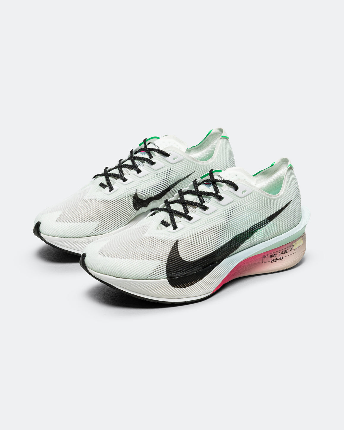 Nike - Womens ZoomX Vaporfly Next% 4 - White/Black-Hyper Pink-Mint Foam - Up There Athletics