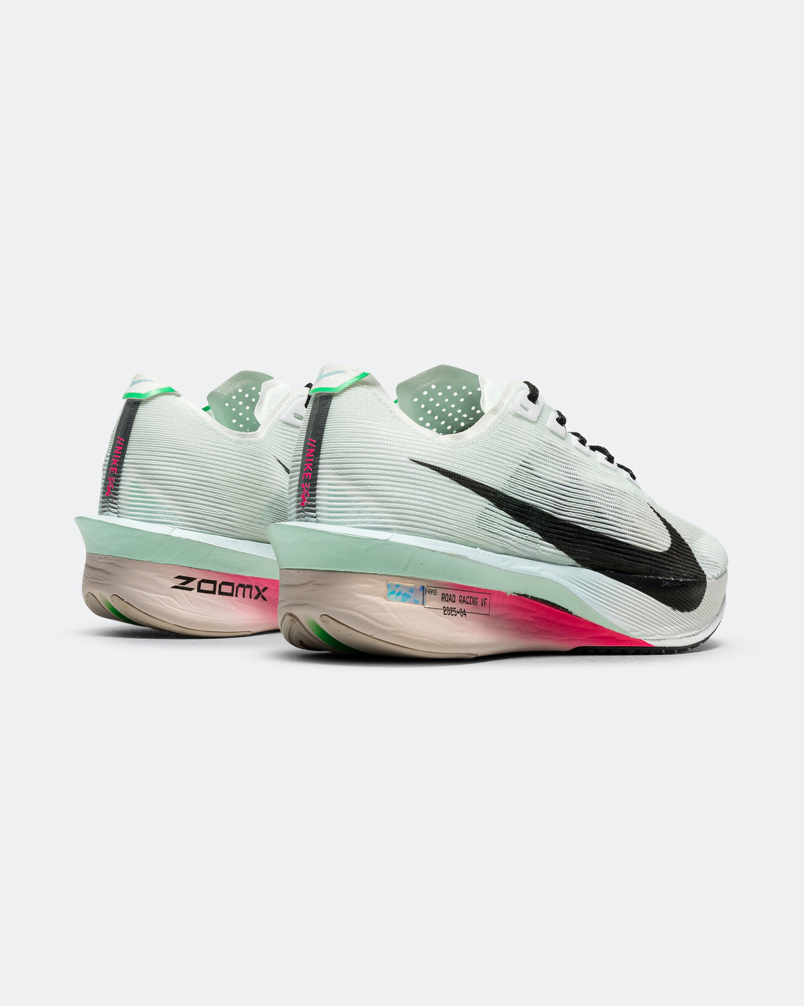 Nike - Womens ZoomX Vaporfly Next% 4 - White/Black-Hyper Pink-Mint Foam - Up There Athletics