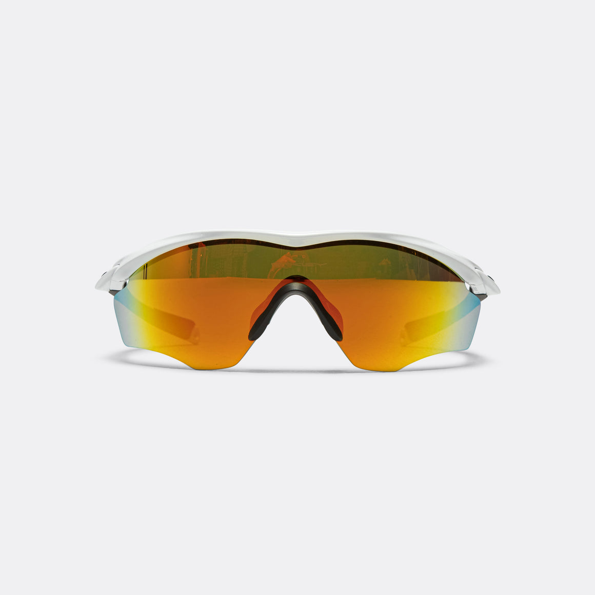Oakley - M2 Frame XL - Polished White/Fire Iridium - Up There Athletics
