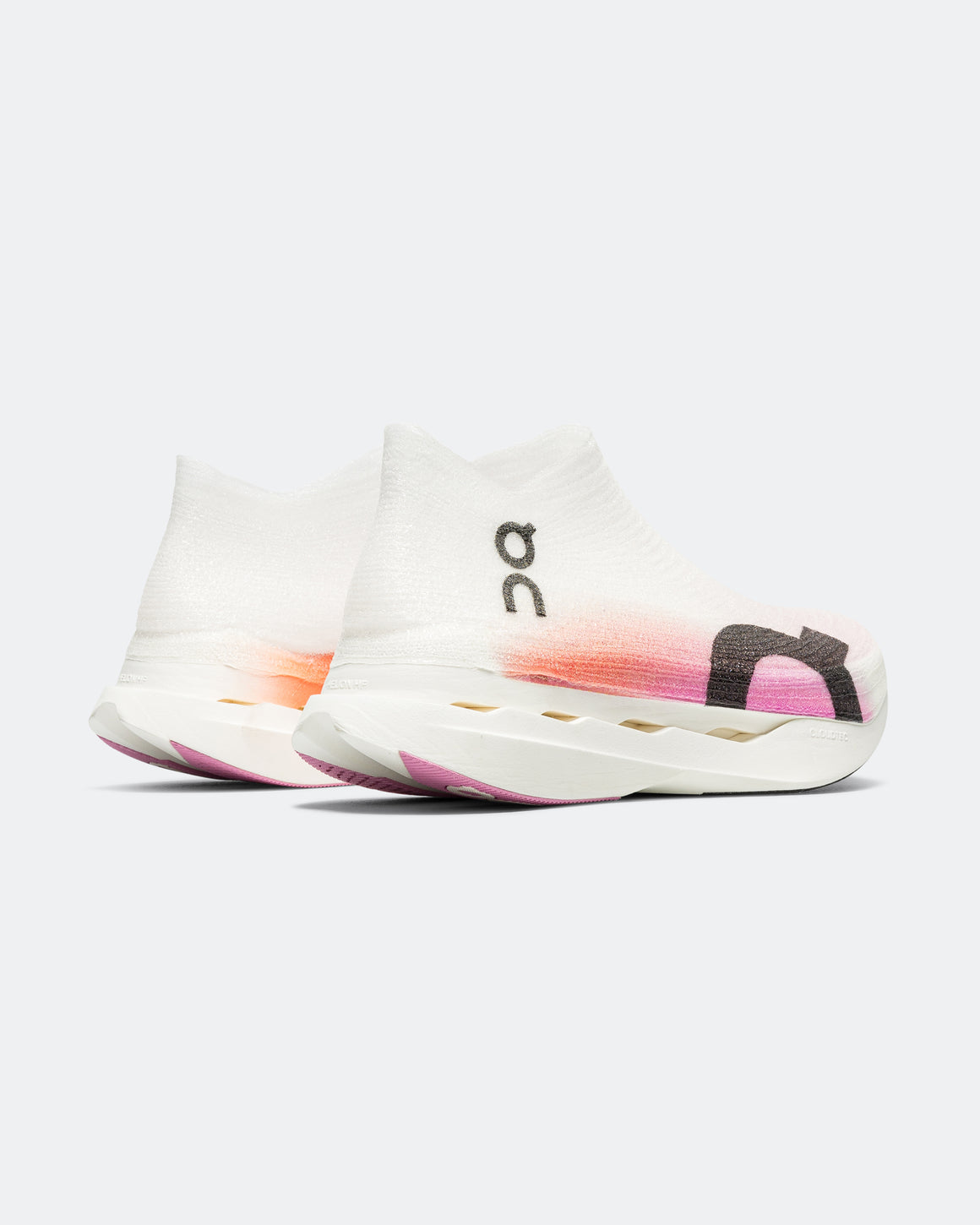 On Running - Cloudboom Strike LightSpray - White/Raspberry - Up There Athletics