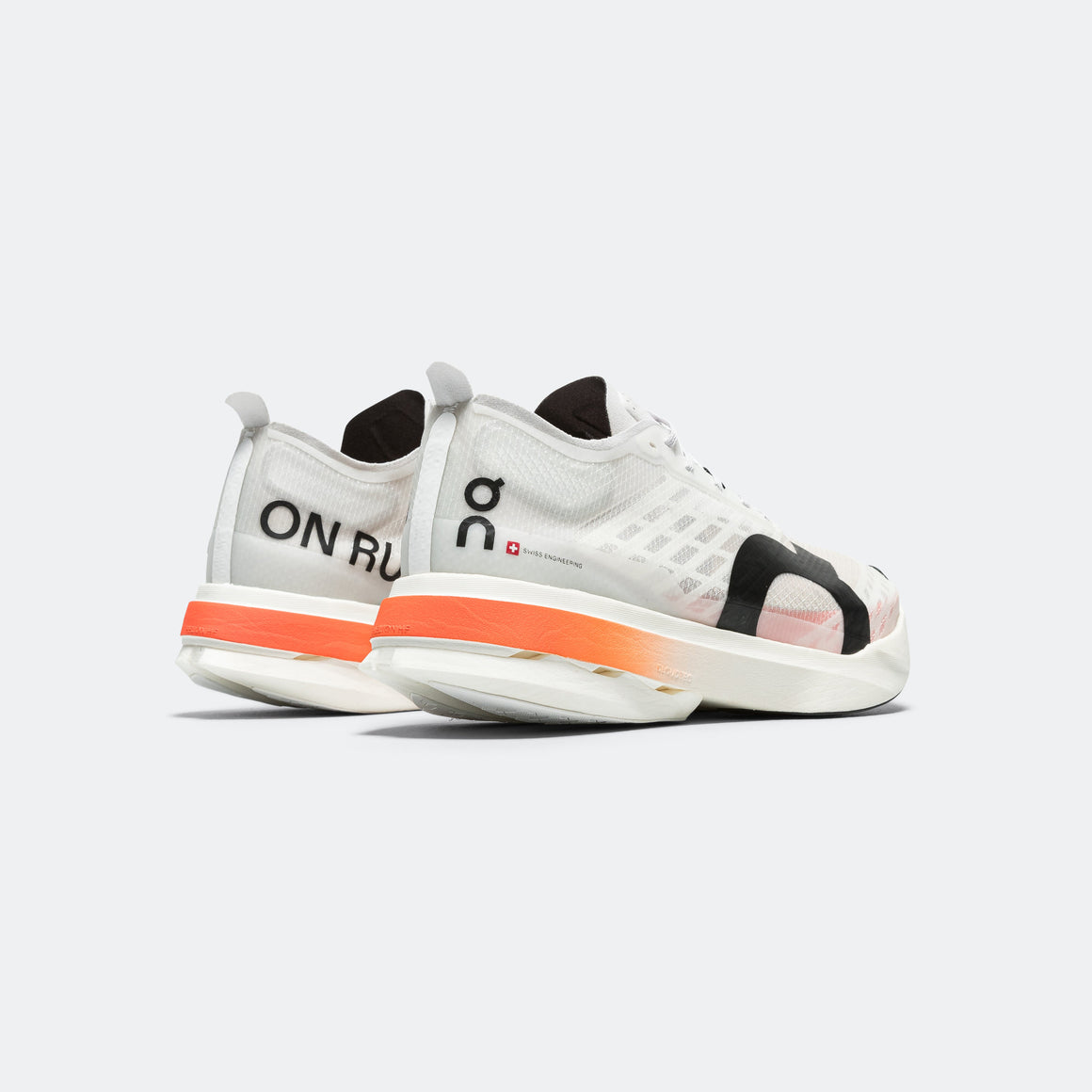On Running - Mens Cloudboom Strike - White/Black - Up There Athletics