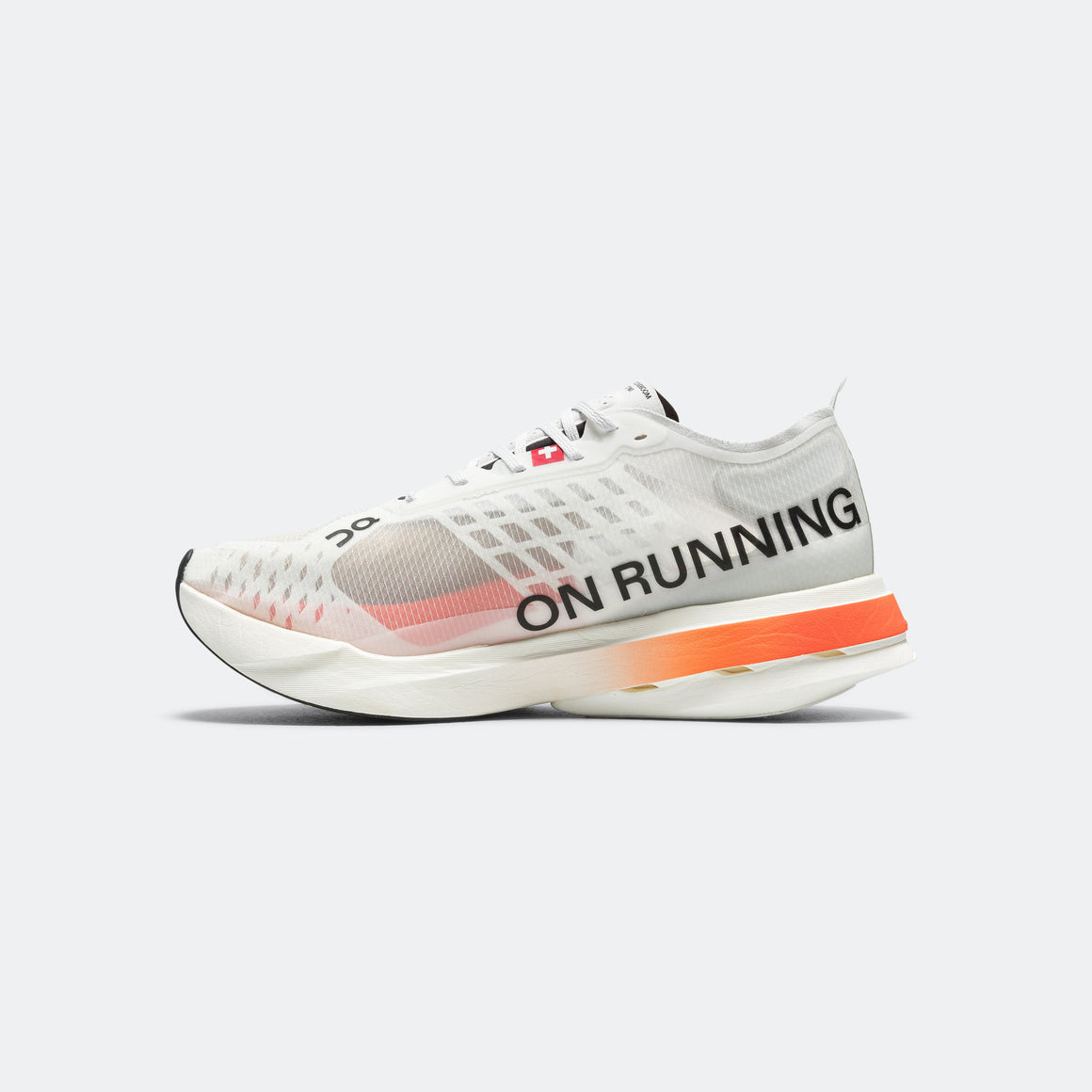 On Running - Mens Cloudboom Strike - White/Black - Up There Athletics