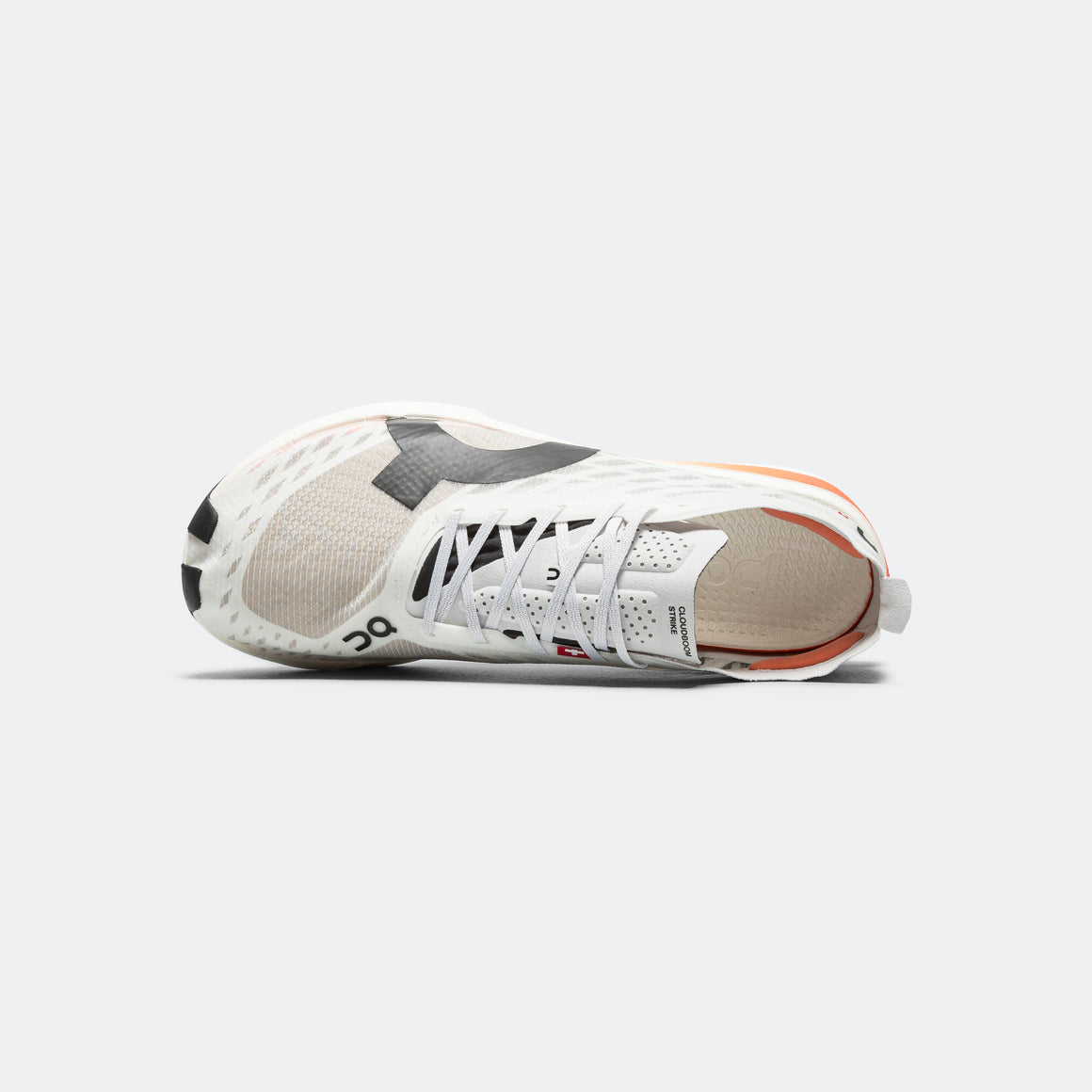 On Running - Mens Cloudboom Strike - White/Black - Up There Athletics