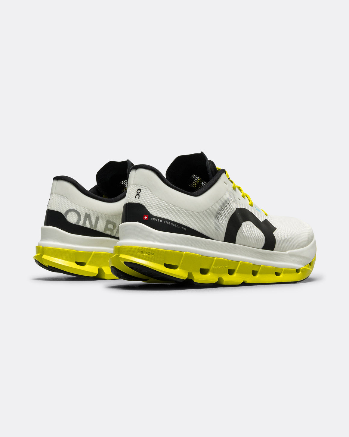 On Running - Womens Cloudflow 5 - White/Lime - Up There Athletics