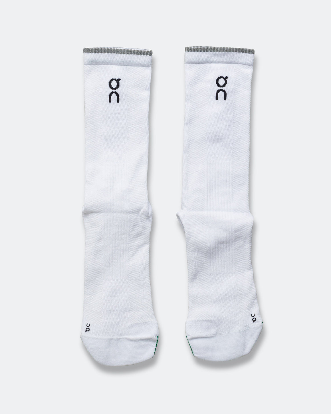 On Running - Elite Run Sock High - White/Ivory - Up There Athletics