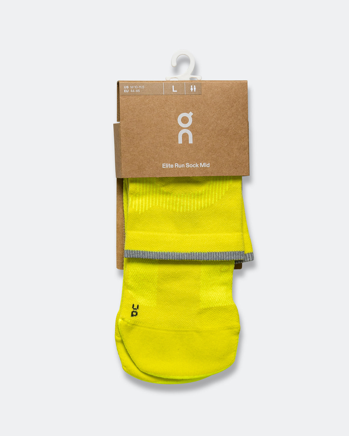 On Running - Elite Run Sock Mid - Lime - Up There Athletics