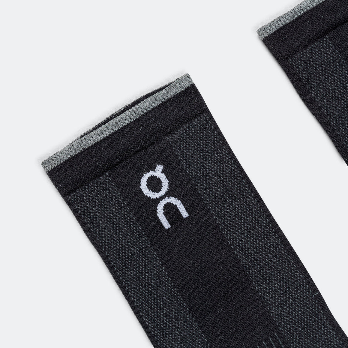 On Running - Elite Run Sock High - Black/Magnet - Up There Athletics