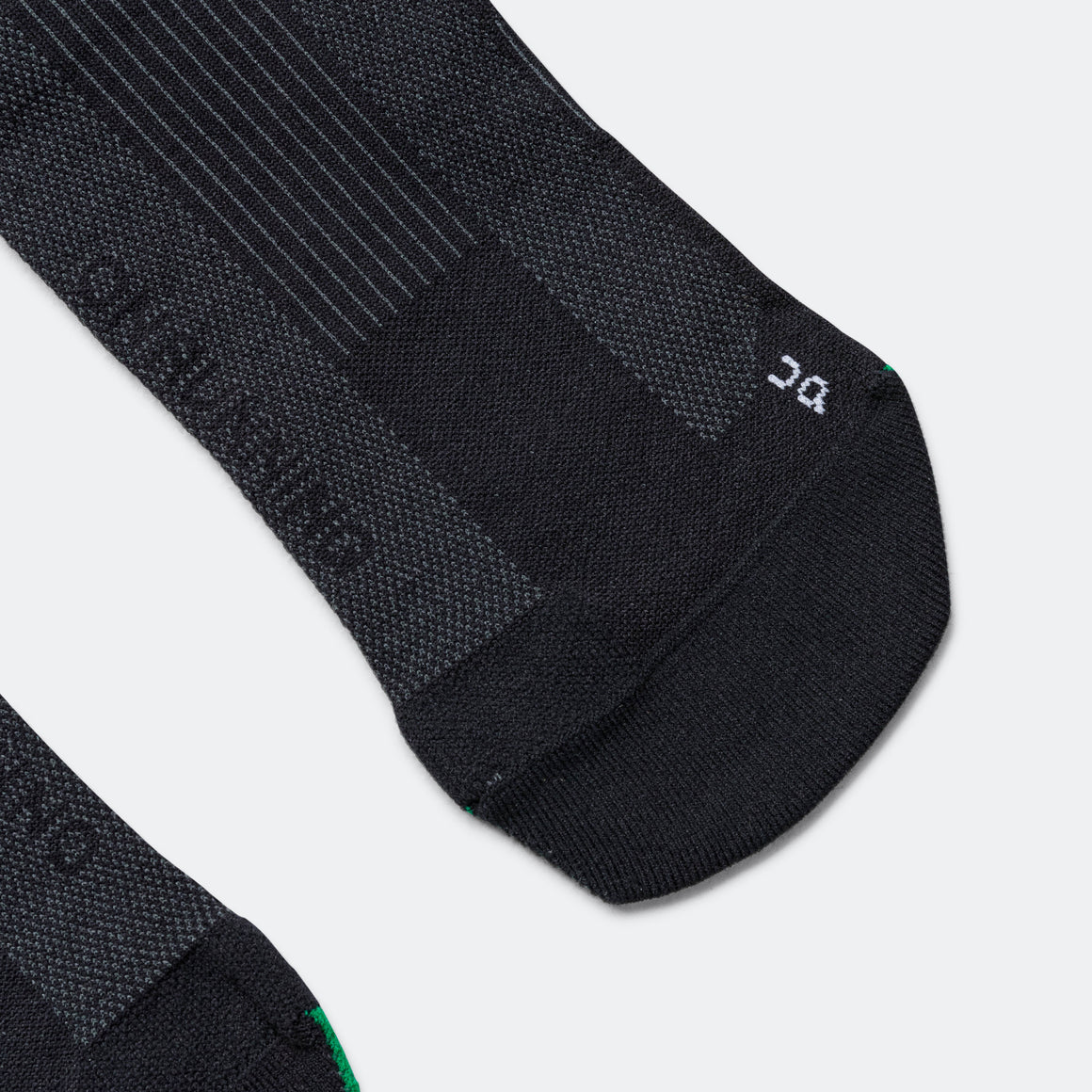 On Running - Elite Run Sock High - Black/Magnet - Up There Athletics