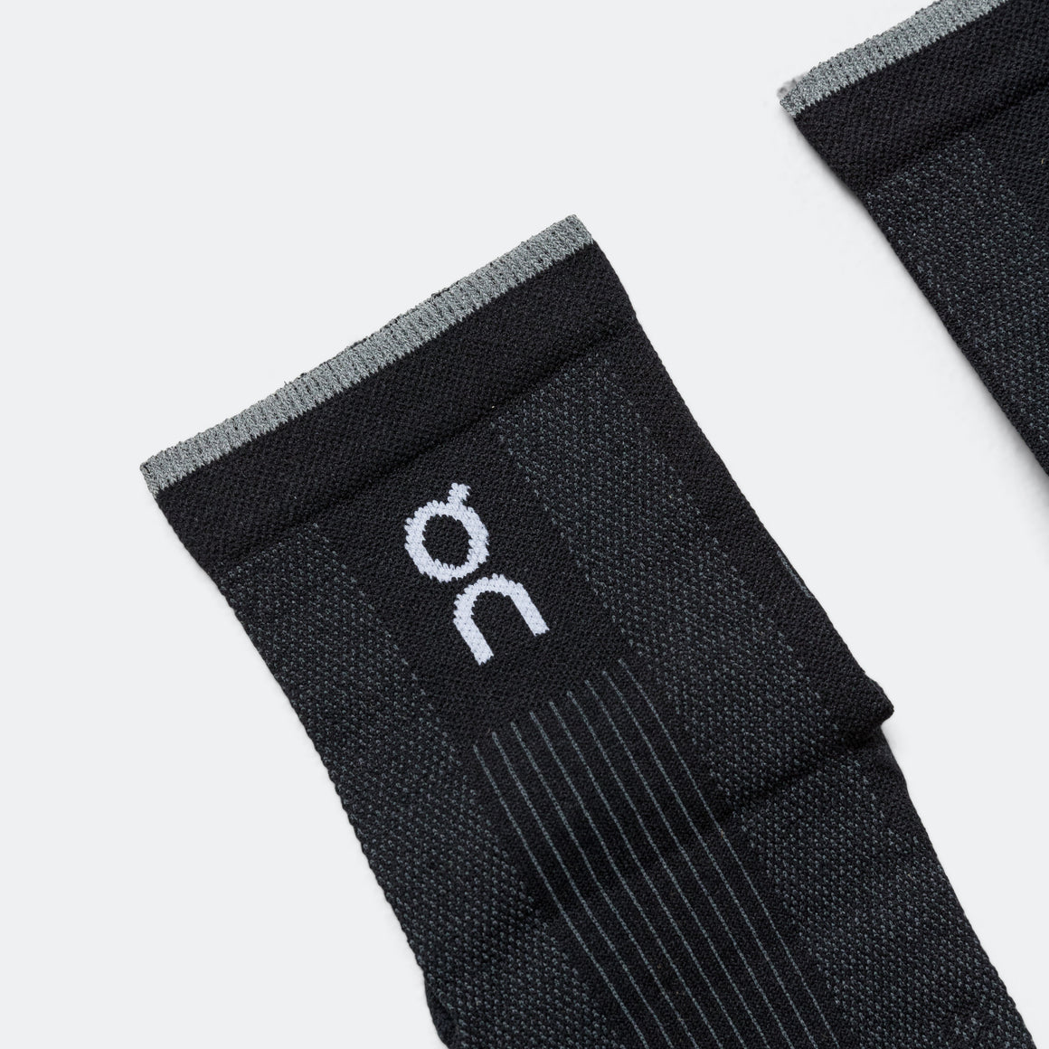 On Running - Elite Run Sock Mid - Black/Magnet - Up There Athletics