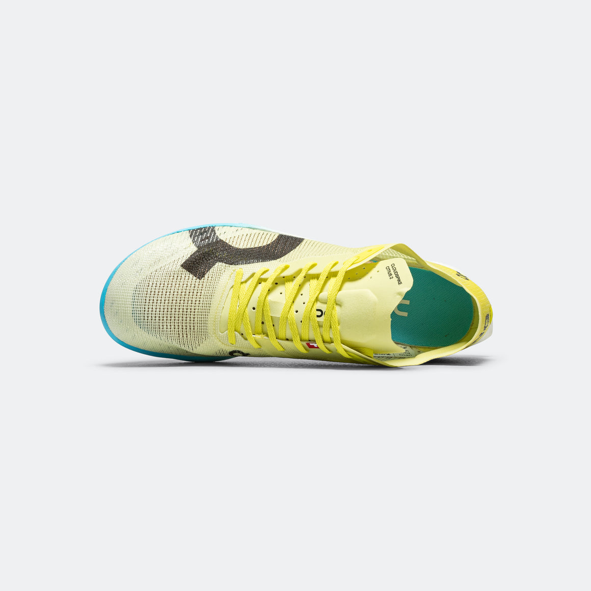 On Running - Mens Cloudspike Citius 2 - Limelight/White - Up There Athletics