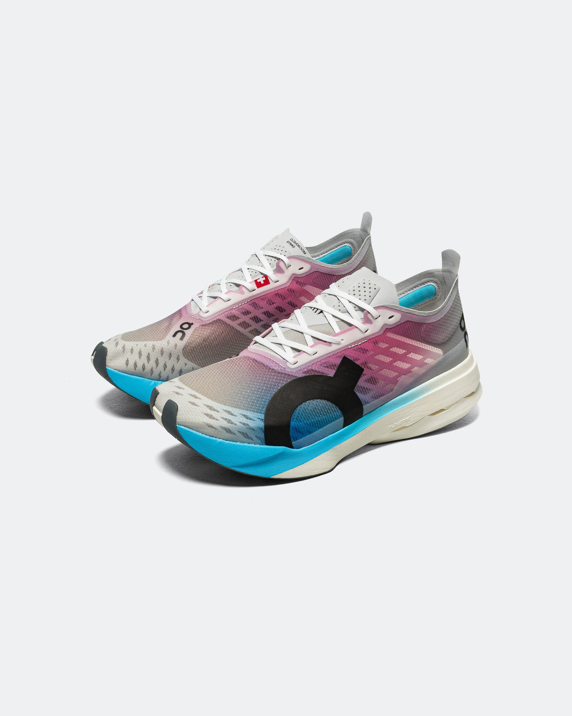 On Running - Womens Cloudboom Strike - White/Horizon - Up There Athletics