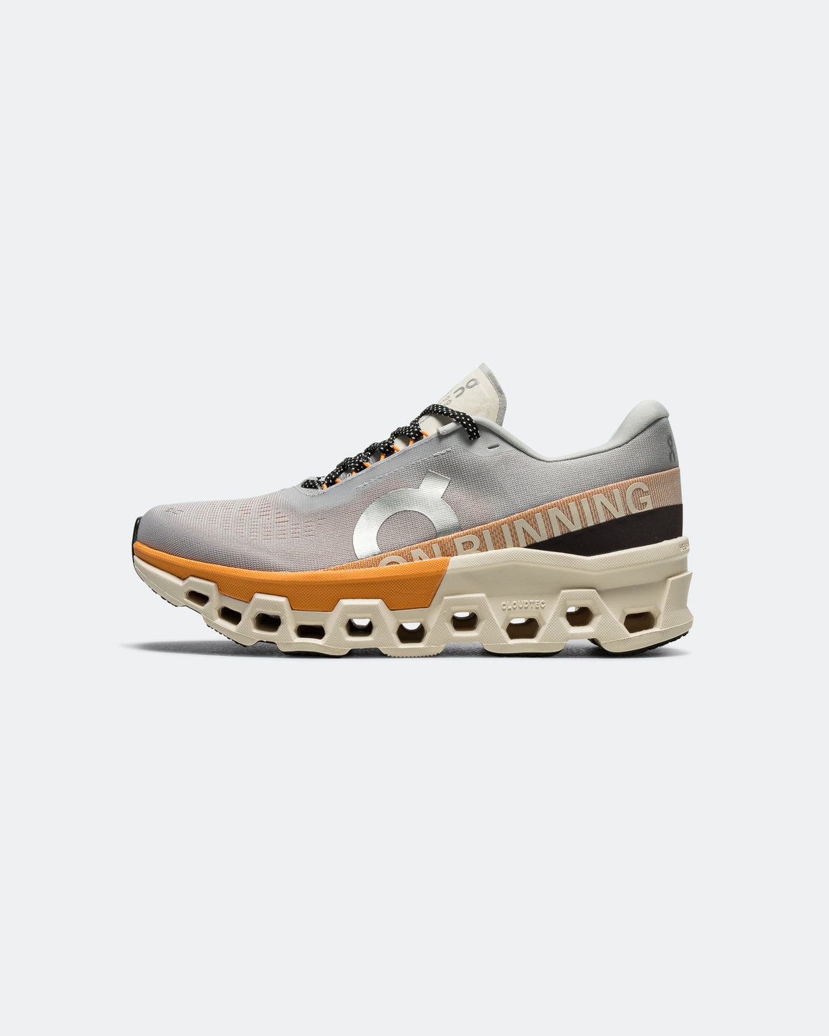 On Running - Mens Cloudmonster 2 - Glacier/Tangerine - Up There Athletics