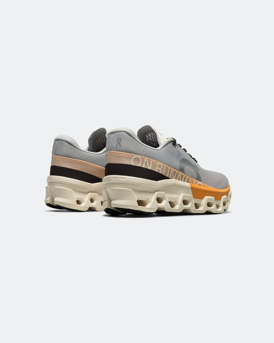 On Running - Mens Cloudmonster 2 - Glacier/Tangerine - Up There Athletics