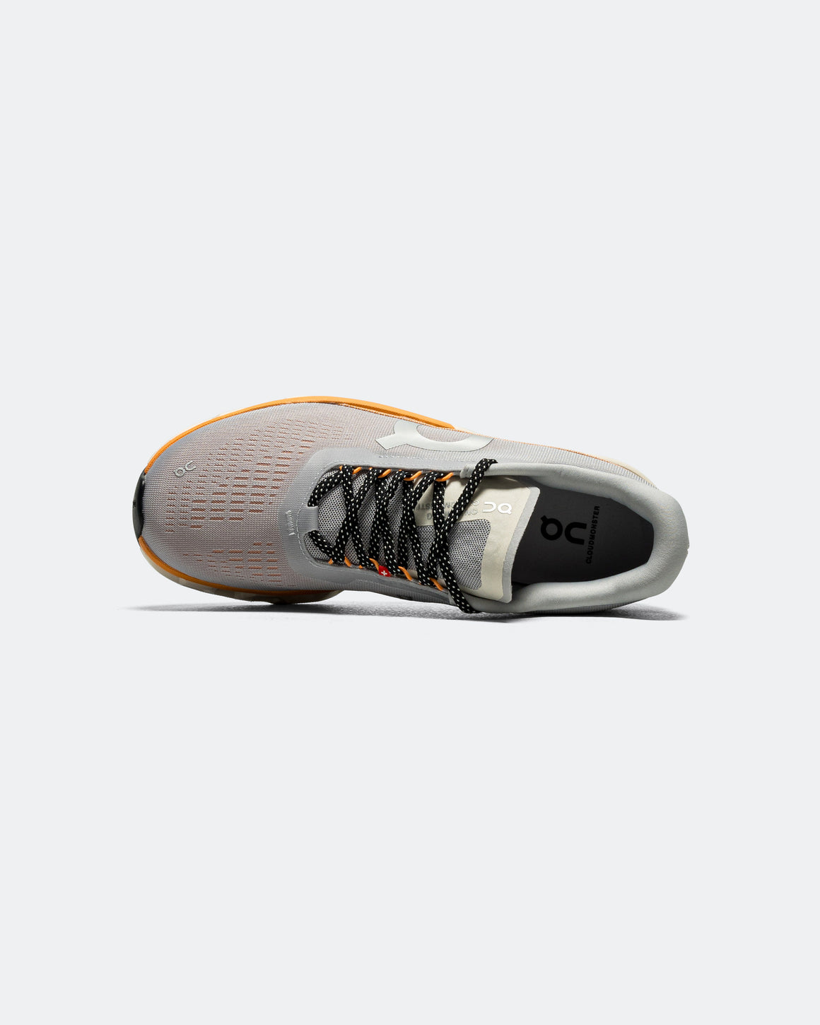 On Running - Mens Cloudmonster 2 - Glacier/Tangerine - Up There Athletics