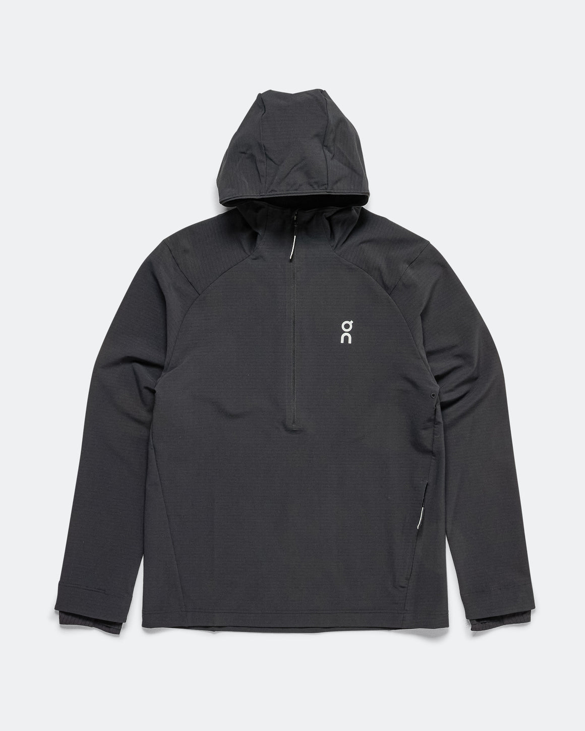 On Running - Mens Pace Hoodie - Black - Up There Athletics