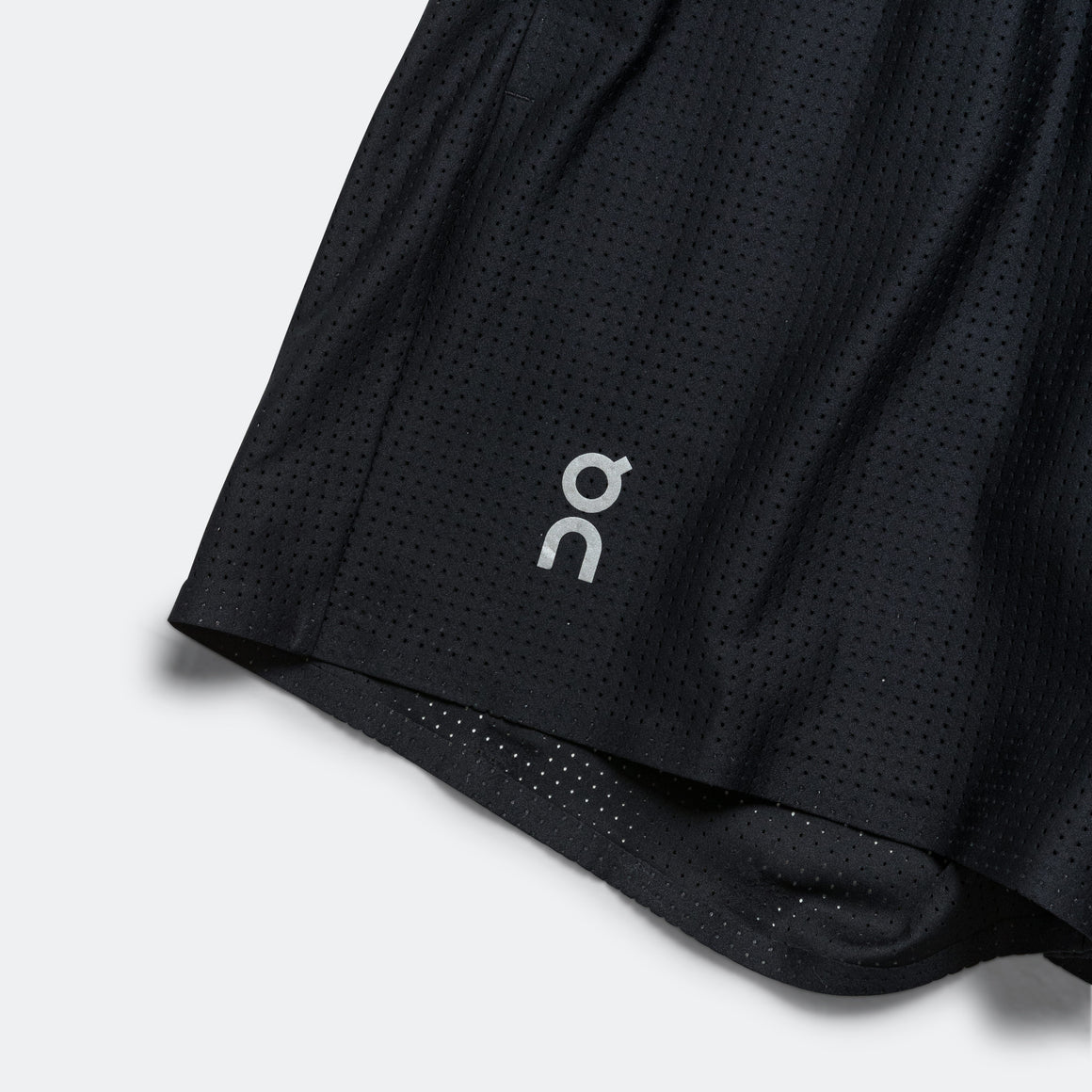 On Running - Mens Pace Mesh Shorts - Black - Up There Athletics
