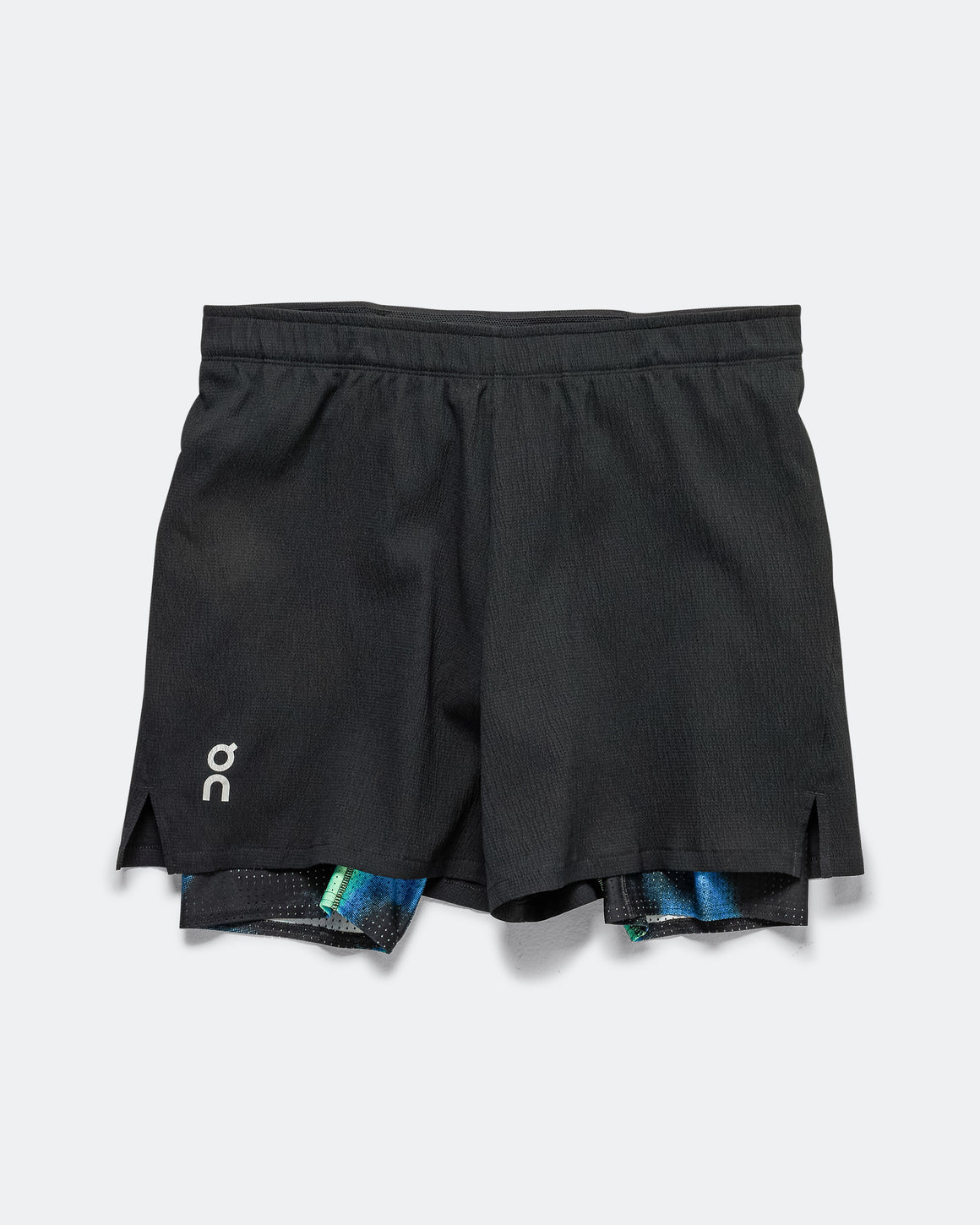 On Running - Mens Pace Shorts - Black/Horizon - Up There Athletics
