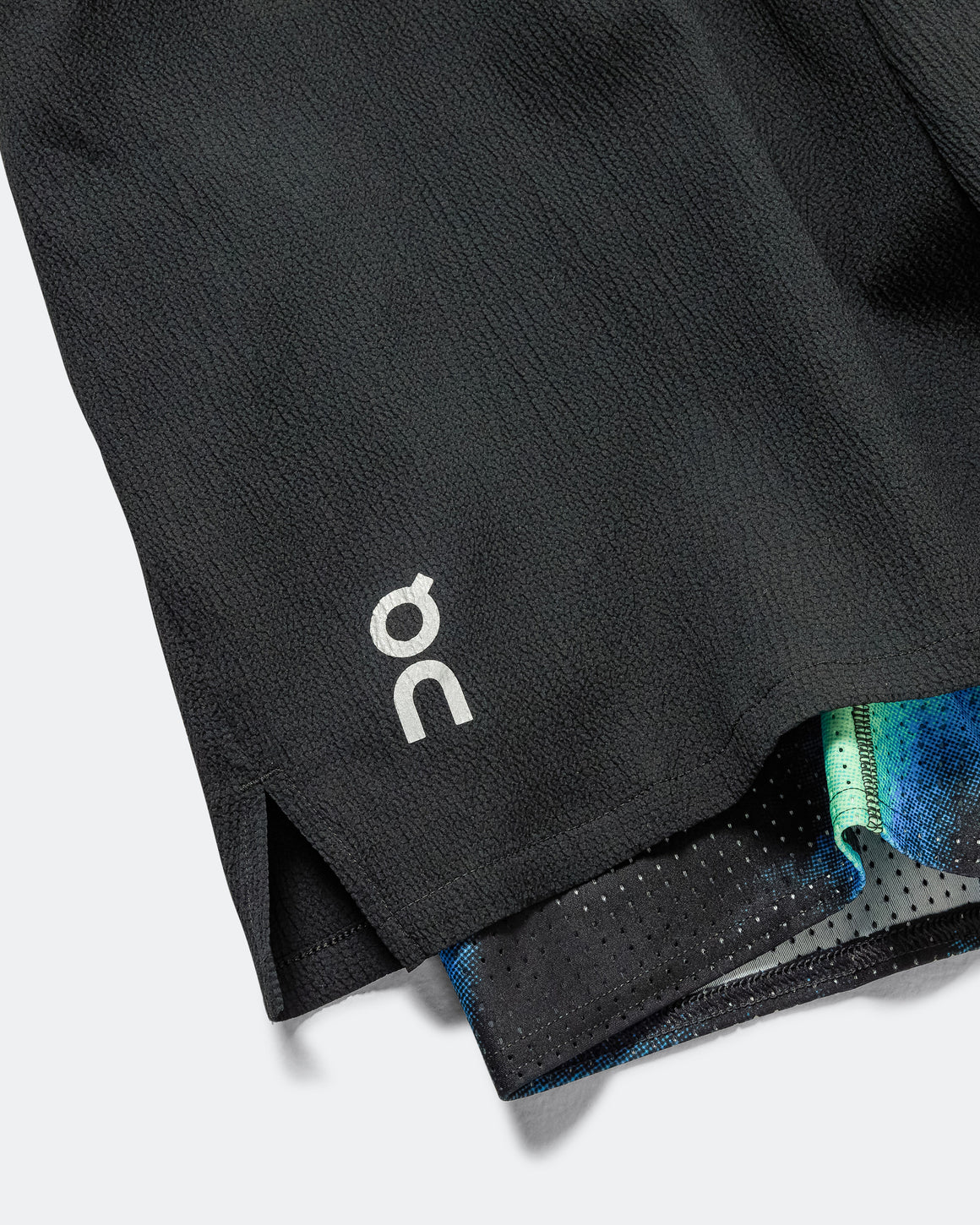 On Running - Mens Pace Shorts - Black/Horizon - Up There Athletics