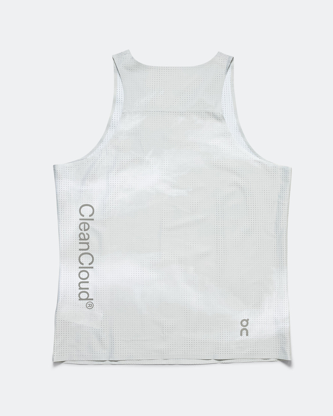 On Running - Mens Pace Tank - Glacier/White - Up There Athletics