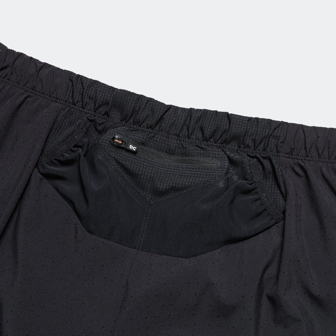 On Running - Mens Race Shorts - Black - Up There Athletics