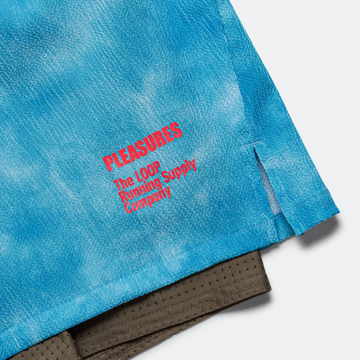 On Running - Mens Pace Shorts x Pleasures x The Loop - Blizzard - Up There Athletics