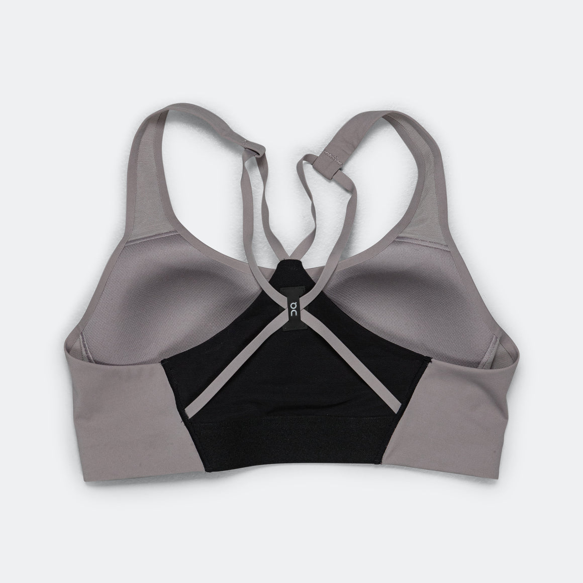 On Running - Womens Active Bra - Zinc/Black - Up There Athletics