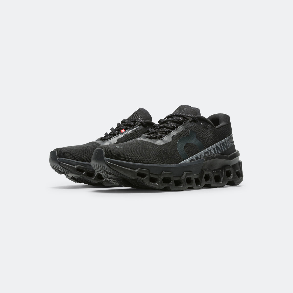 On Running - Womens Cloudmonster 2 - Black/Eclipse - Up There Athletics