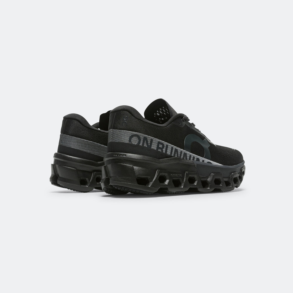 On Running - Womens Cloudmonster 2 - Black/Eclipse - Up There Athletics